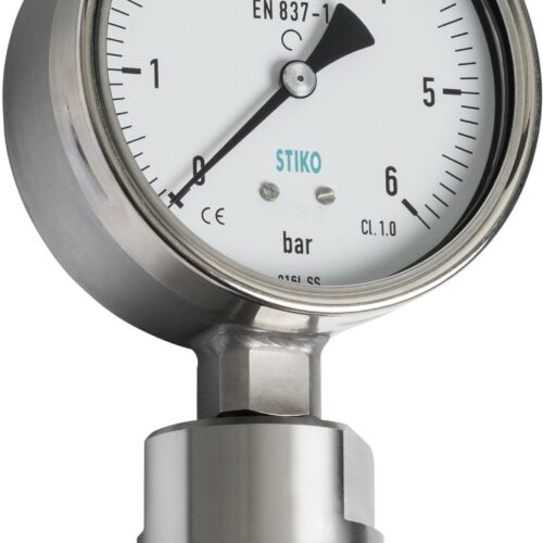 Pressure gauges with chemical seal