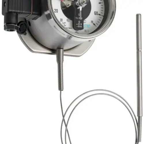 Thermometers with contacts